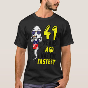 Camiseta Meninos 41 Anos Atrás Eu Era O Quarto E Primeiro A
