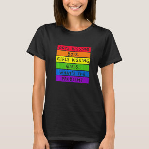 Camiseta Meninos Beijando Meninas Beijando Meninas LGBTQIA+