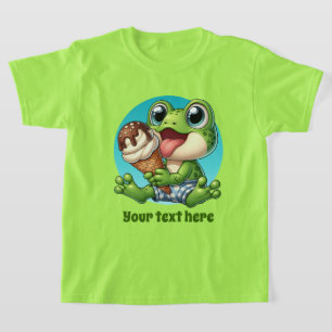 Camiseta Meninos bonitos sapo de praia personalizável T-Shi