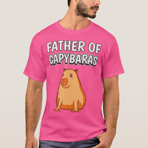 Camiseta Meninos Capybara Pai Dia de os pais Pai De Capybar