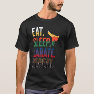 Camiseta Meninos Clássicos de Karate Homens Karateka Shotok