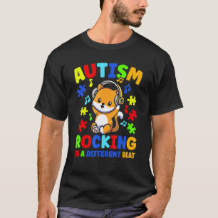 Camiseta Meninos com Autismo Balançando ao Ritmo Diferente