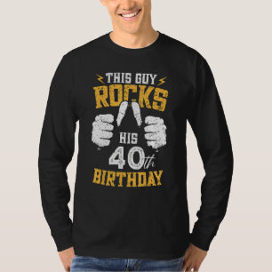 Camiseta Meninos De 40 Anos Essa Cara Arruinou Seu Quarenta