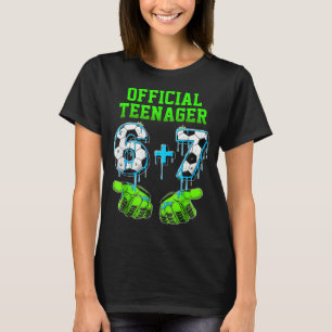 Camiseta Meninos de 6+7 Anos Adolescente Aniversário de 13
