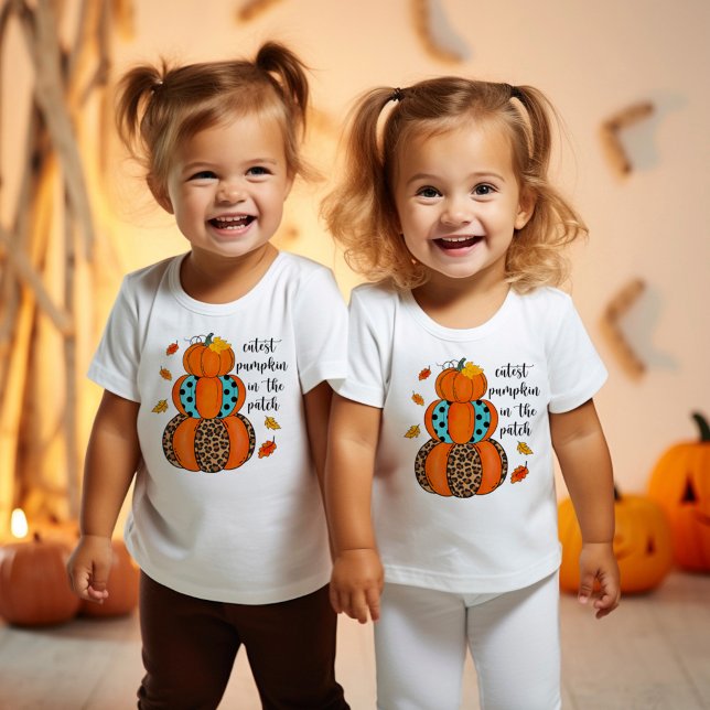 Camiseta Meninos de abóbora bonitos (cutest little pumpkin tshirt)