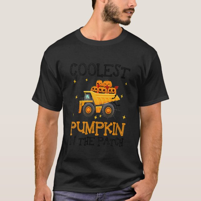 Camiseta Meninos De Ação De Graças Meninos A Pumpkin Mais F (Frente)