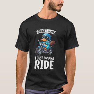 Camiseta Meninos de bicicleta motocicleta de passeio Platyp