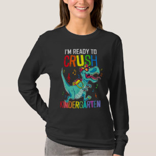 Camiseta Meninos De Volta à Escola Estou Pronto Para Domina