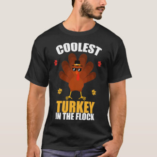 Camiseta Meninos Dia De Ação De Graças Mais Engraçados Na T