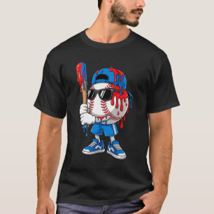Camiseta Meninos do Drip de Beisebol Sorvete Drip Beisebol