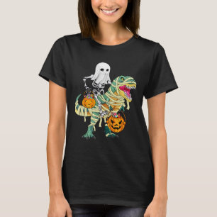 Camiseta Meninos do Halloween Esqueletrizando fantasma do D