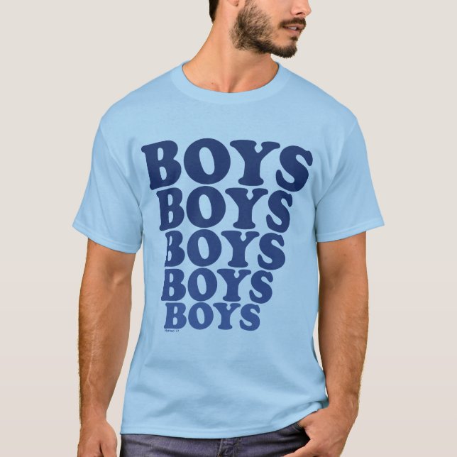Camiseta Meninos dos meninos dos meninos alegres (Frente)