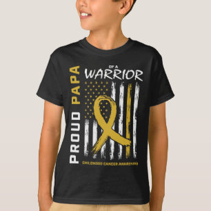 Camiseta Meninos Dourados Orgulhosos Papa Canceres de Infân