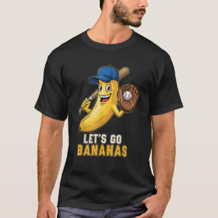 Camiseta Meninos engraçados Banana dá presentes Merch vai t