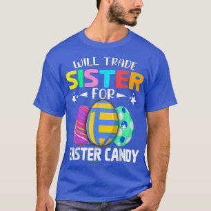 Camiseta Meninos Engraçados Do Dia Da Páscoa, Tee Trocará I