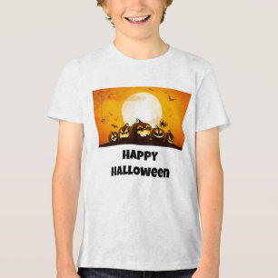 camiseta meninos feliz halloween