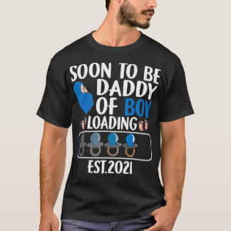 Camiseta Meninos Fofos Primeira Pai De Menino Em Breve Para