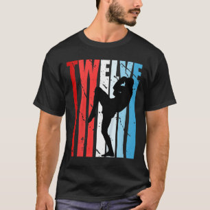 Camiseta Meninos Kickboxing 12 Anos de Idade Kickboxer Lega