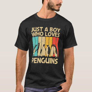 Camiseta Meninos legal Pinguins Crianças Pinguim Imperador