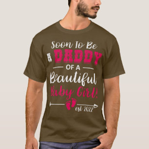 Camiseta Meninos Logo Serão Pai De Uma Menina Esperando Da