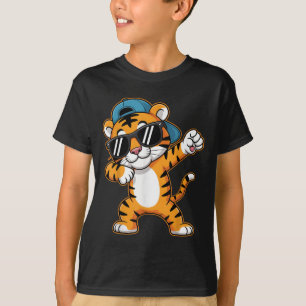 Camiseta Meninos Meninas Tigre Engraçado Bebê Amante do Tig