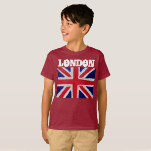 Camiseta Meninos Modernos Londres Inglaterra Reino Unido 