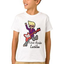 Meninos nomeados rockstar futuros t-shirt do louro