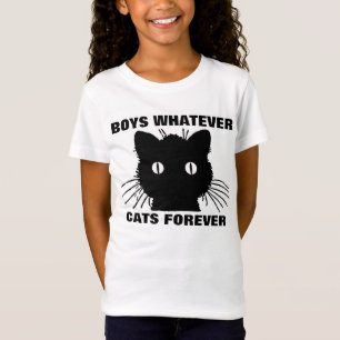 Camiseta MENINOS O QUE QUER QUE, GATOS PARA SEMPRE, as