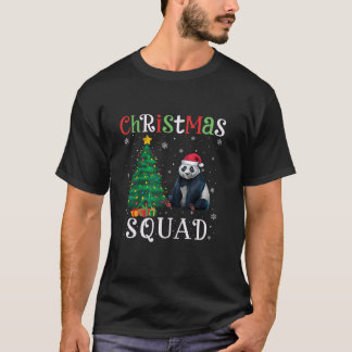 Camiseta Meninos Panda Esquadrão Meninas Crianças Luzes De 