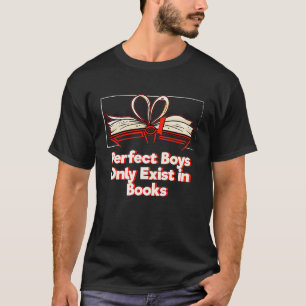 Camiseta Meninos perfeitos só existem em livros lendo bibli