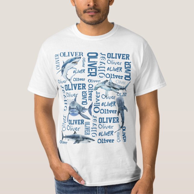 Camiseta Meninos personalizados dão nome à colagem com tuba (Frente)