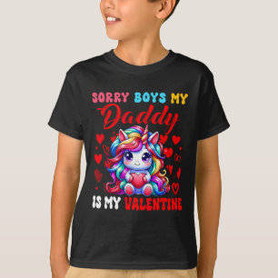 Camiseta Meninos Piada Engraçada Papai É Meu Unicórnio Fofo