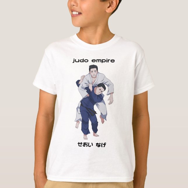 Camiseta Meninos Seoi Nage do império do judo (Frente)