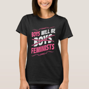 Camiseta Meninos Serão Feministas Direitos Sociais Feminism