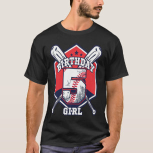 Camiseta Meninos Tema De Festa de aniversário De Baseball D