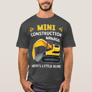 Camiseta Meninos Toddler Daddys Pequeno Ecavador Auxiliar