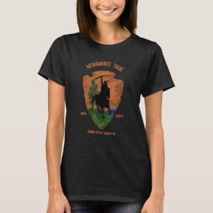 Camiseta Menominee Tribe Native American Indian Pride Vinta