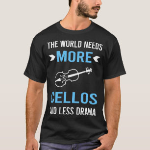 Camiseta Menor Drama Violoncelista