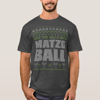 Camiseta Menorah Deck Matzo Balls Ugly XM como Hanukkah Jud