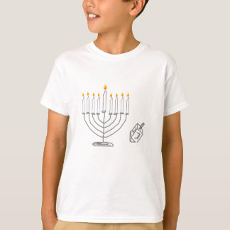 Camiseta Menorah & Dreidel