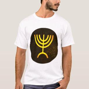 Camiseta Menorah Flame