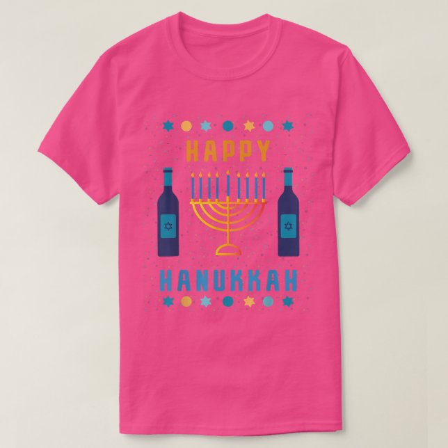 Camiseta Menorah Hanukkah Toddler Boy Girl Kids Chanukah Lo (Frente do Design)