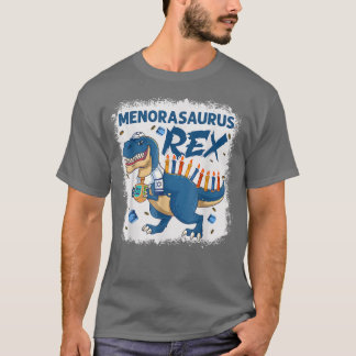 Camiseta Menorassauro É Engraçado Hanukkah Dinossaur Chanuk