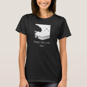 Camiseta Menos barulho, mais vida – T-Shirt minimalista