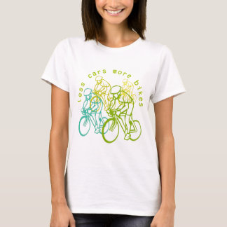 Camiseta Menos carros mais bicicletas