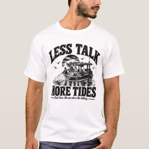 Camiseta Menos Conversa Mais Marés Black Ink