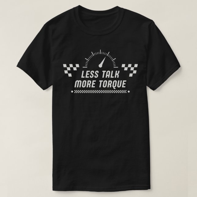 Camiseta Menos Conversa Mais Torque (Frente do Design)