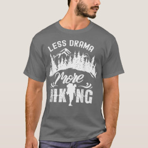 Camiseta Menos drama Mais Deslocamento Esportivo Motivação
