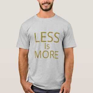 Camiseta Menos é Mais: A Arte da Simplicidade