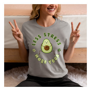 Camiseta Menos estresse Mais Exercício De Entusiasta Da Apt